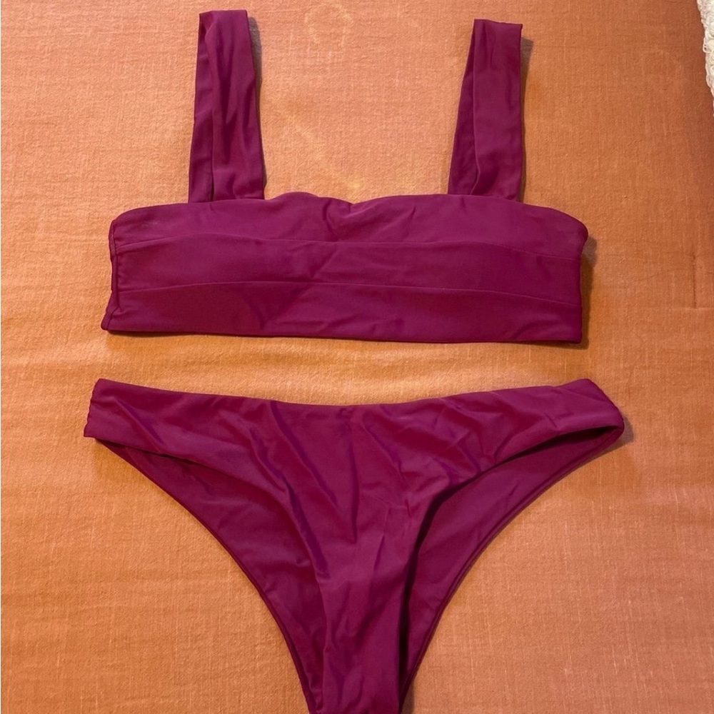 Burgundy Bikini Set